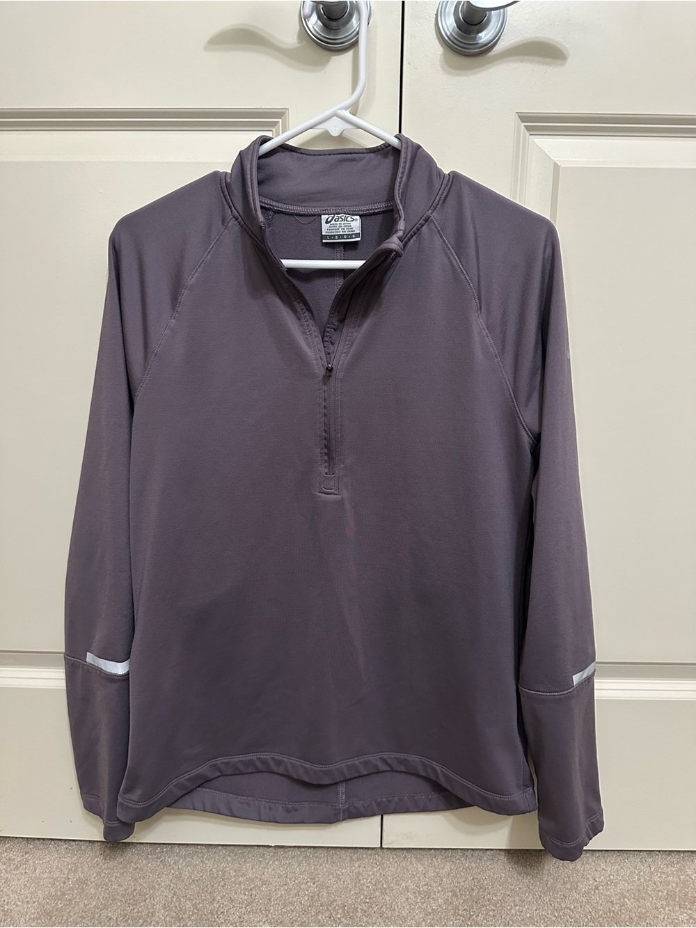 ASICS Women’s Quarter-Zip Performance Pullover - Purple
